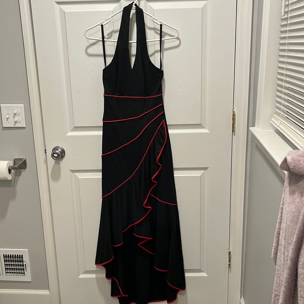 Beautiful halter dress!  Flamenco style!